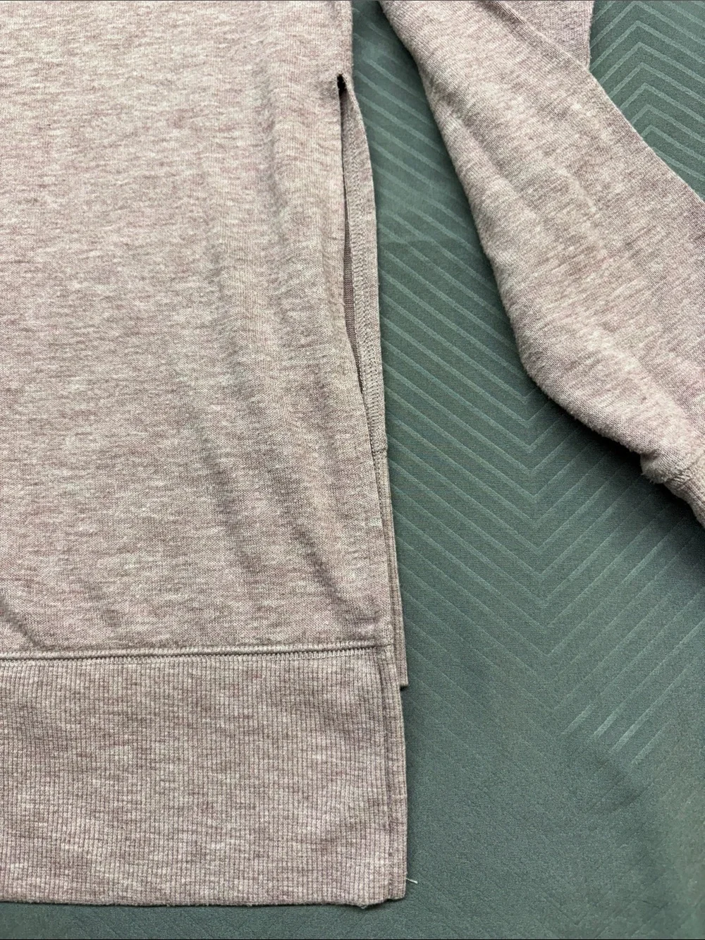ALO Yoga Women’s Heathered Light Pink Crewneck Sweatshirt Size XS